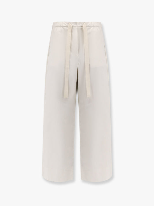 'S Max Mara Argento Cotton Trouser