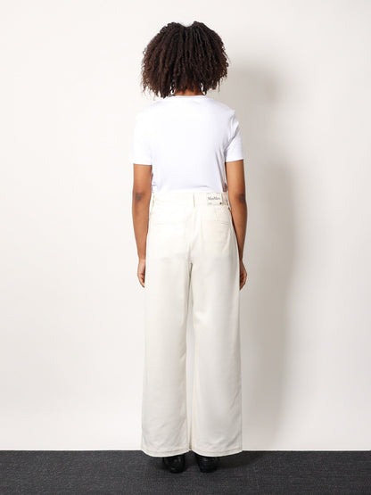 'S Max Mara Marianna Distressed Fabric Trouser