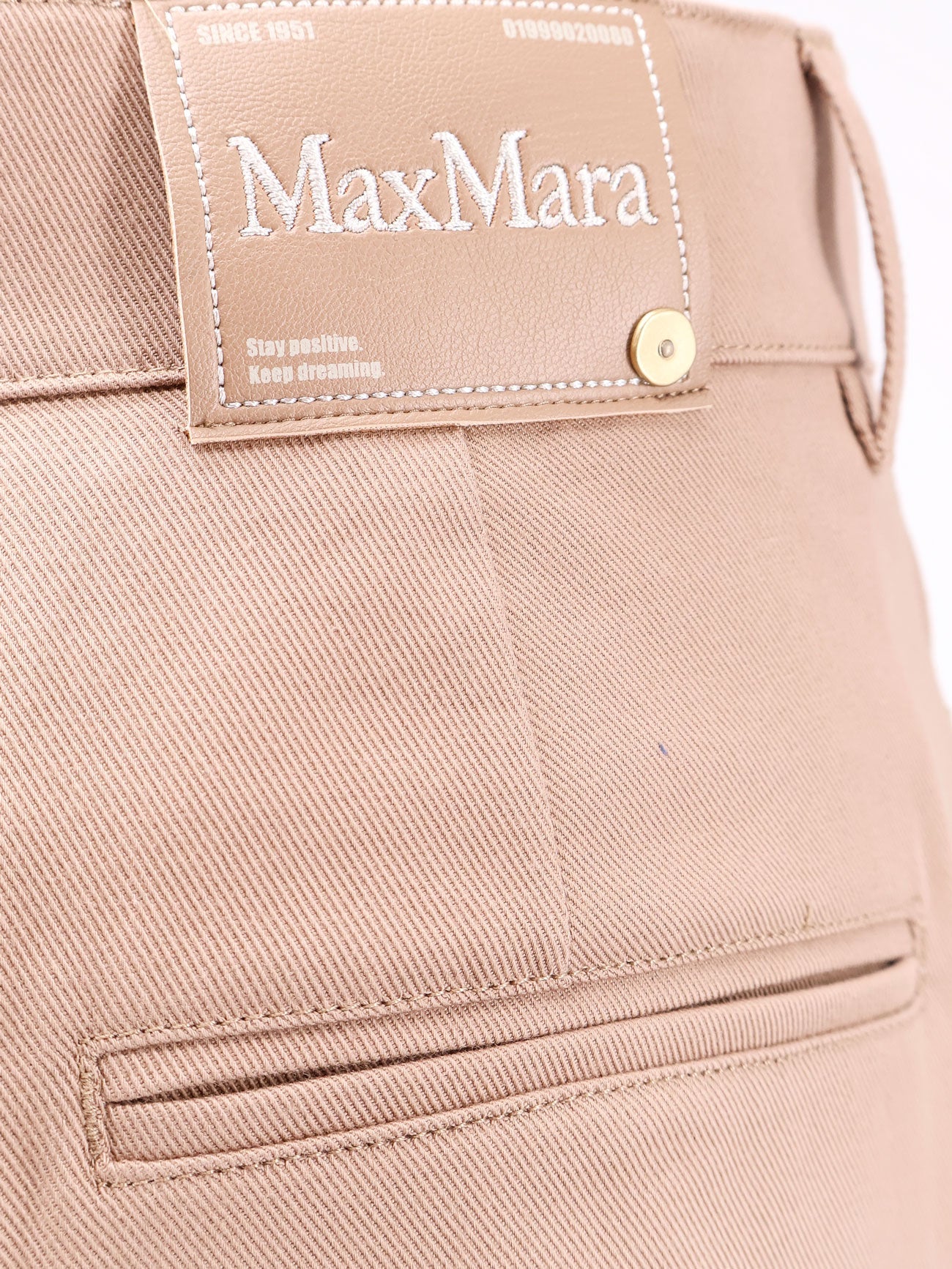 'S Max Mara Marianna Distressed Fabric Trouser