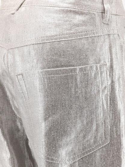 'S Max Mara Malika Covered Linen Trouser