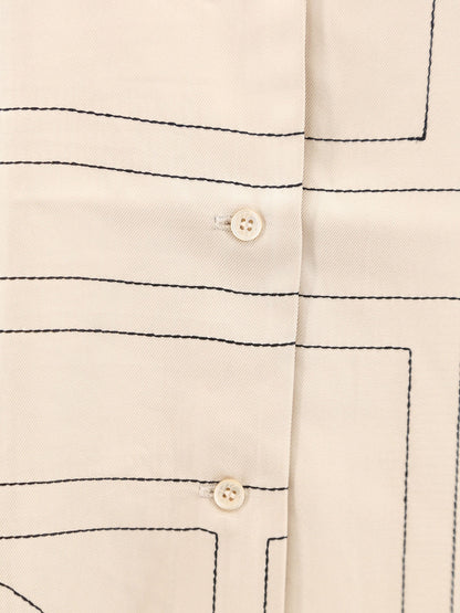 Toteme Pajamas Silk Shirt