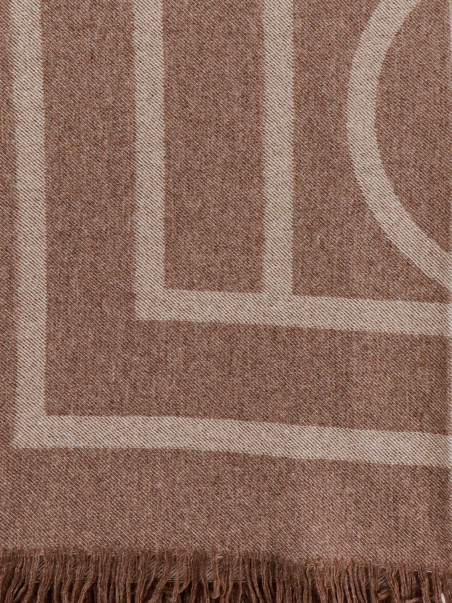 Toteme Monogram Virgin Wool And Cashmere Scarf