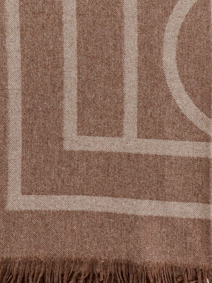 Toteme Monogram Virgin Wool And Cashmere Scarf