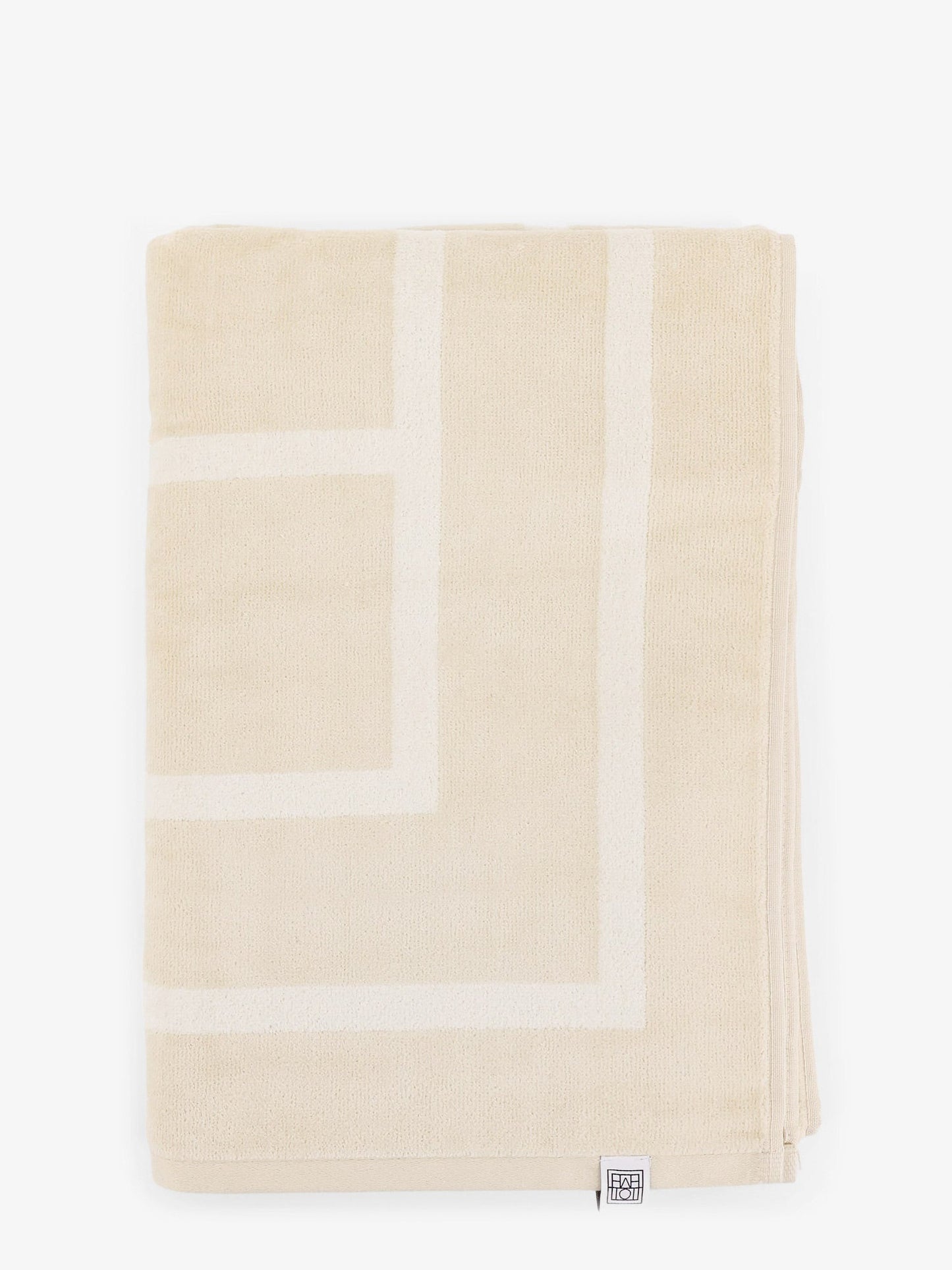 Toteme Monogram Organic Cotton Beach Towel
