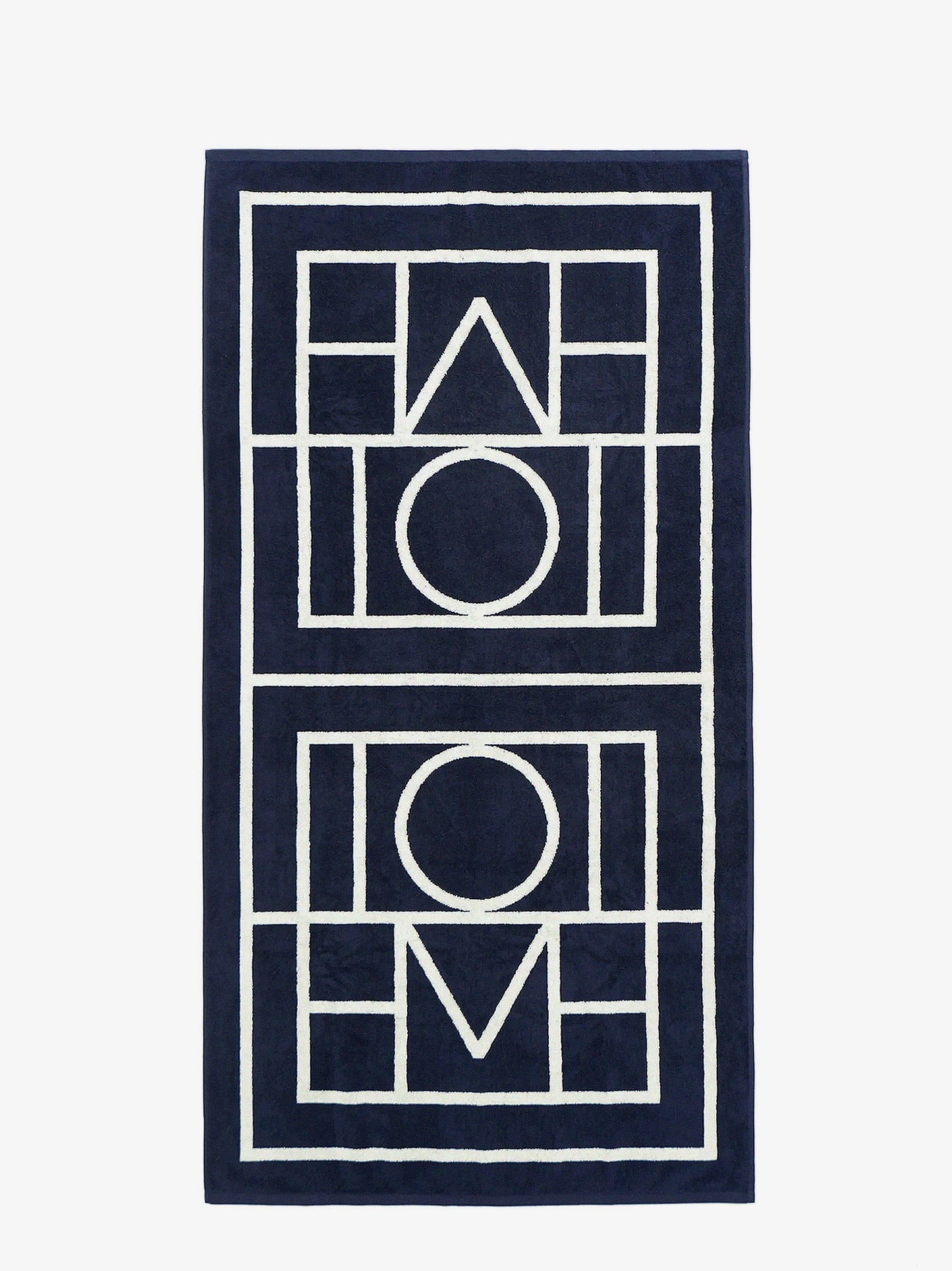 Toteme Monogram Organic Cotton Beach Towel
