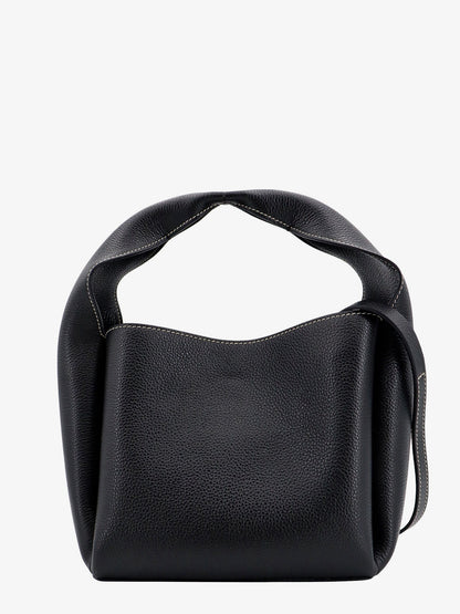 Toteme Leather Bucket Bag With Contrasting Stitching