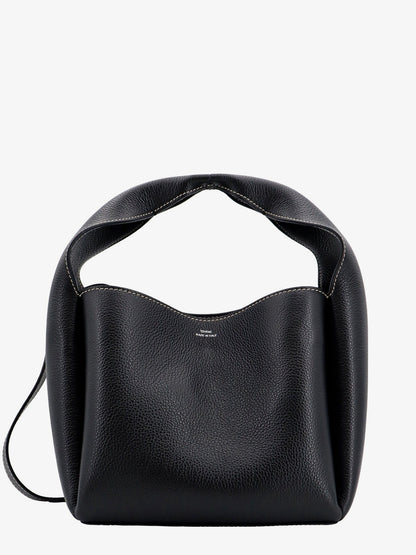 Toteme Leather Bucket Bag With Contrasting Stitching