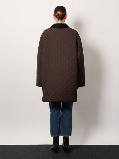 Toteme Recycled Nylon Jacket With Velvet Profiles