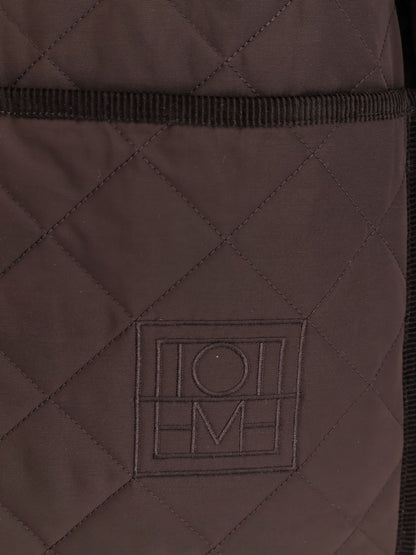 Toteme Recycled Nylon Jacket With Velvet Profiles