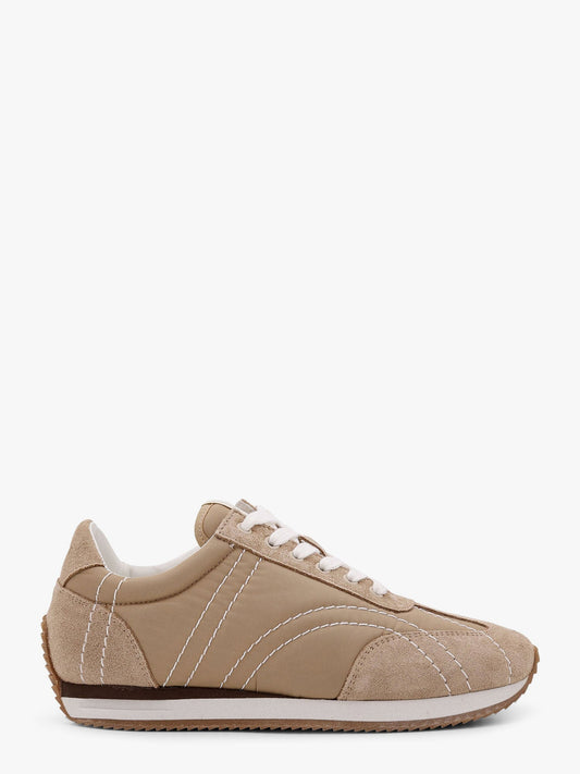 Toteme Nylon Sneakers With Suede Inserts