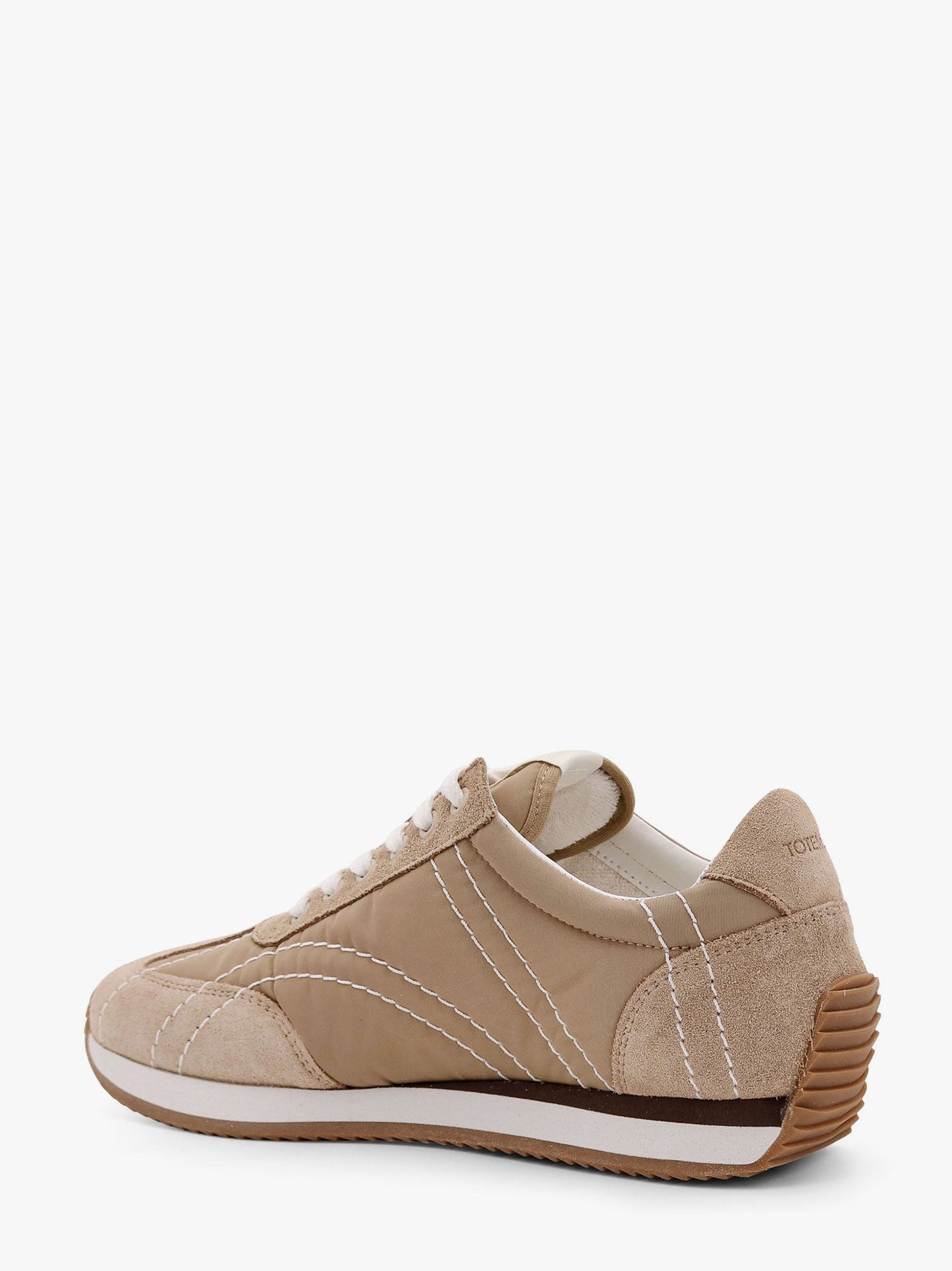 Toteme Nylon Sneakers With Suede Inserts