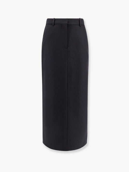 Toteme Low Waist Wool Blend Skirt