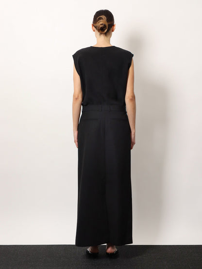 Toteme Low Waist Wool Blend Skirt