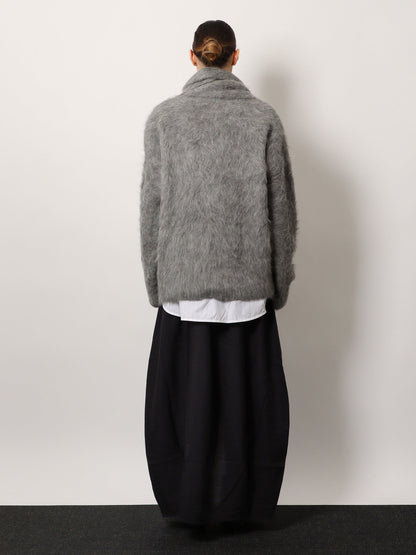 Toteme Draped Scarf Alpaca Blend Sweater