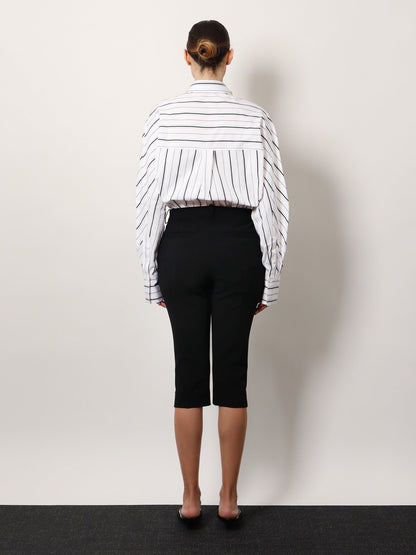 Toteme Organic Cotton Shirt With Striped Motif