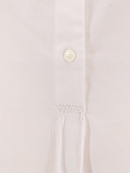 Toteme Stand Collar Organic Cotton Shirt
