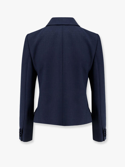 Valentino Viscose Blazer With Bow In Double Duchesse