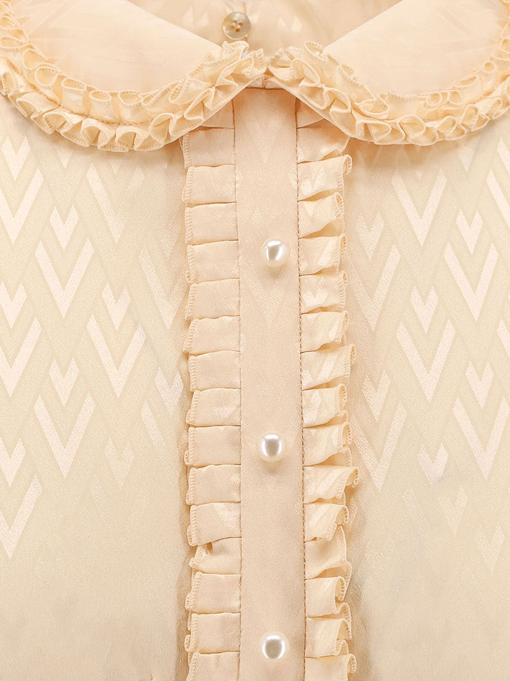 Valentino Short Crepe Couture Dress With Silk Jaquard Toute La V Top With Ruffle Detail