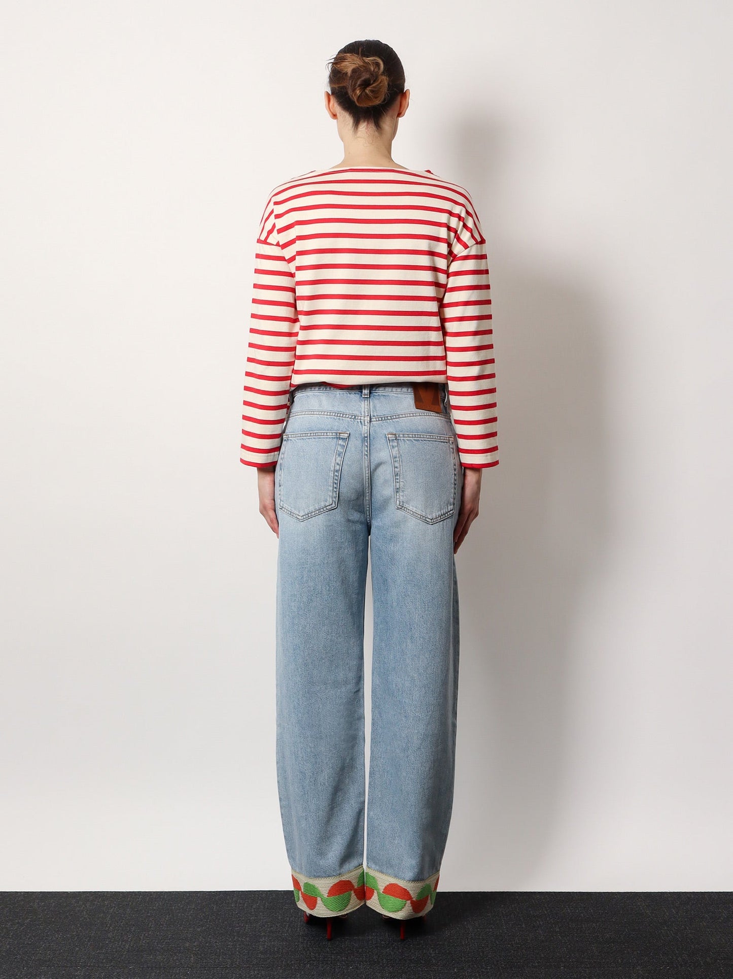 Valentino Jeans With Jacquard Profiles