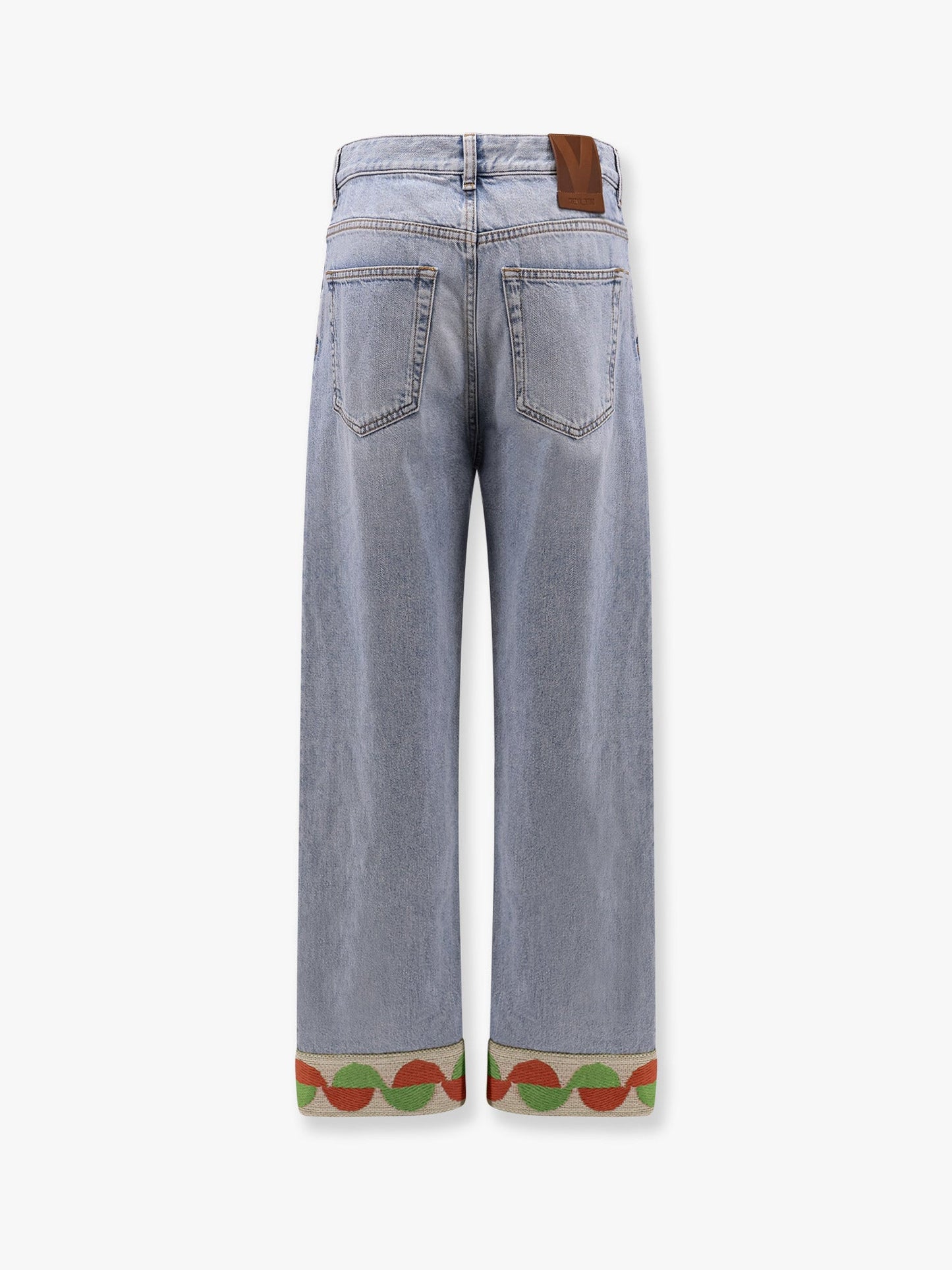 Valentino Jeans With Jacquard Profiles