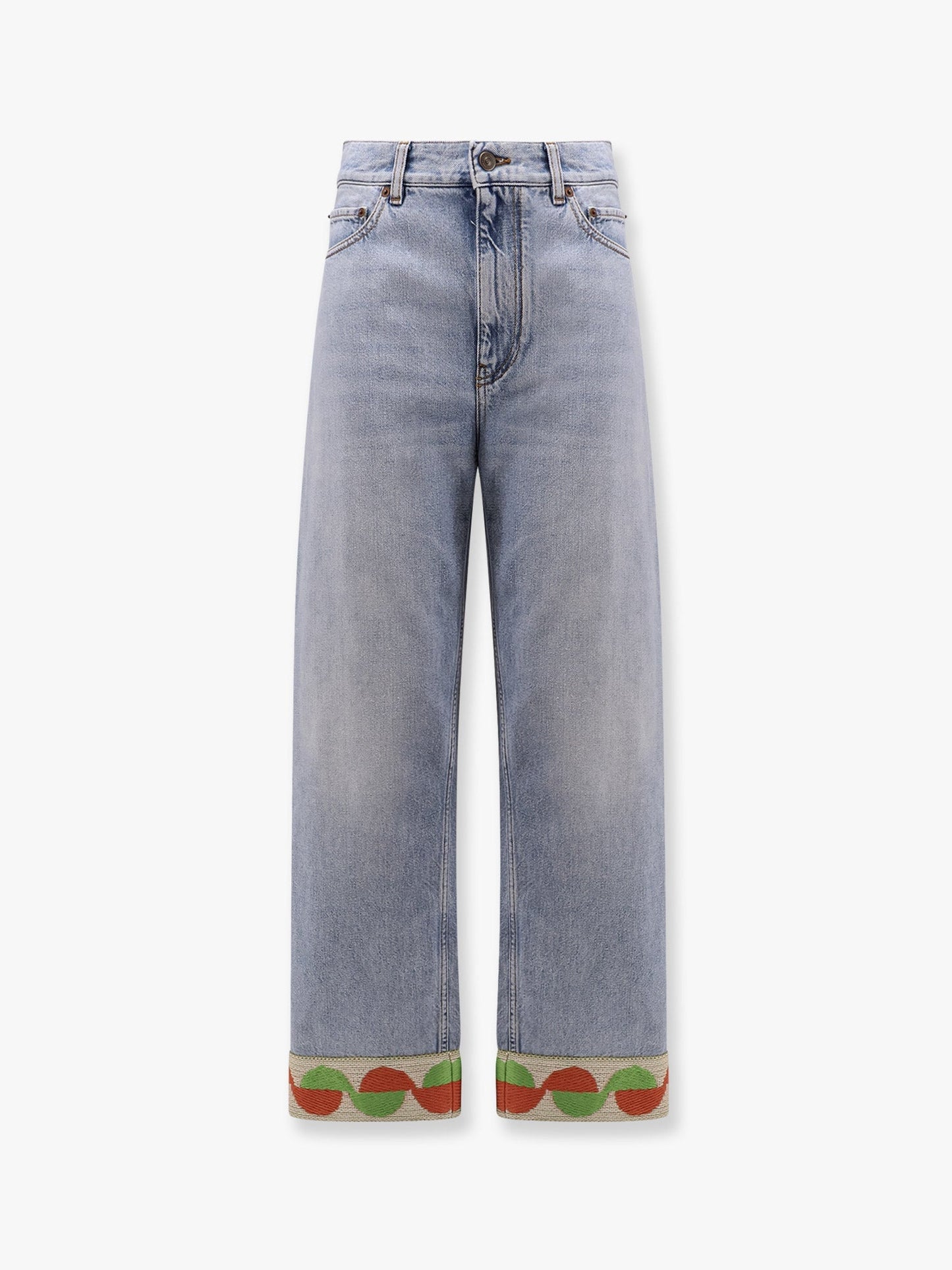Valentino Jeans With Jacquard Profiles
