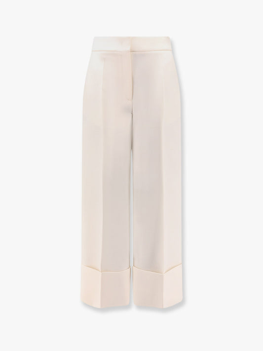 Valentino Virgin Wool And Silk Trouser