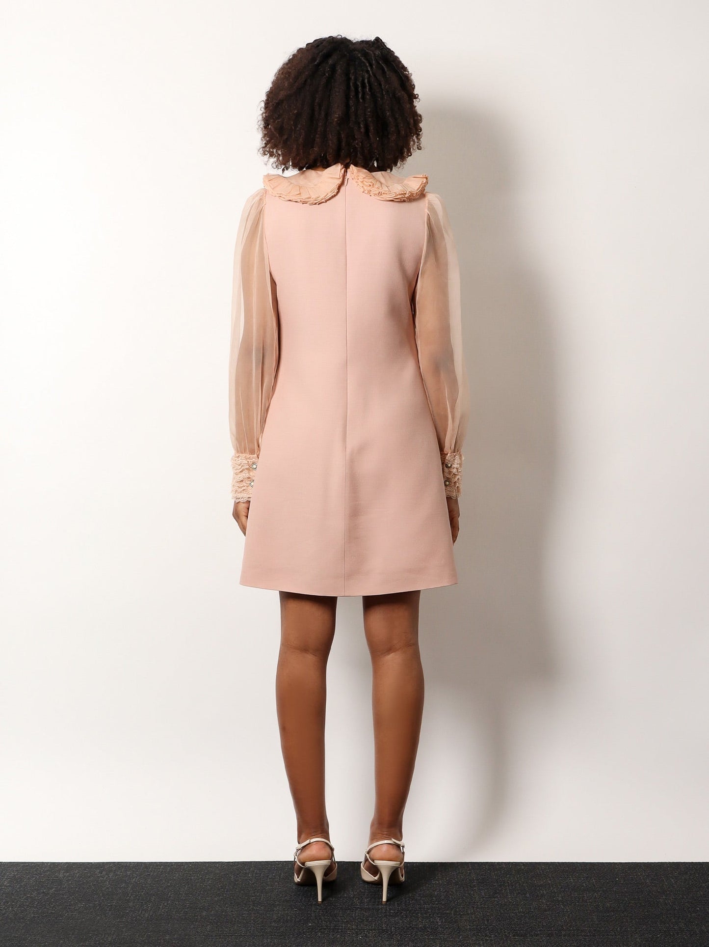Valentino Couture Crepe Dress With Laces Profiles