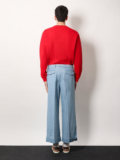 Valentino Jeans With Logoed Metal Buttons