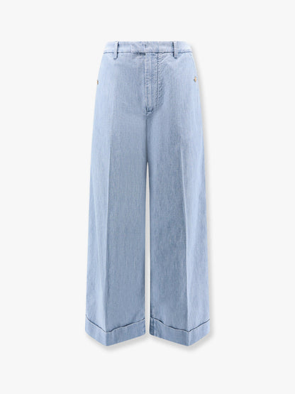 Valentino Jeans With Logoed Metal Buttons