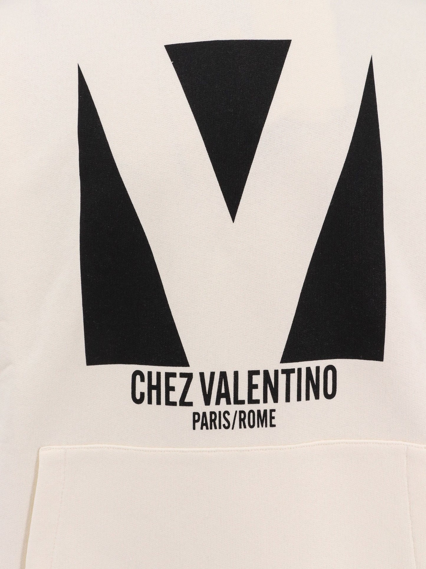 Valentino Cotton Sweatshirt With Chez Valentino Print