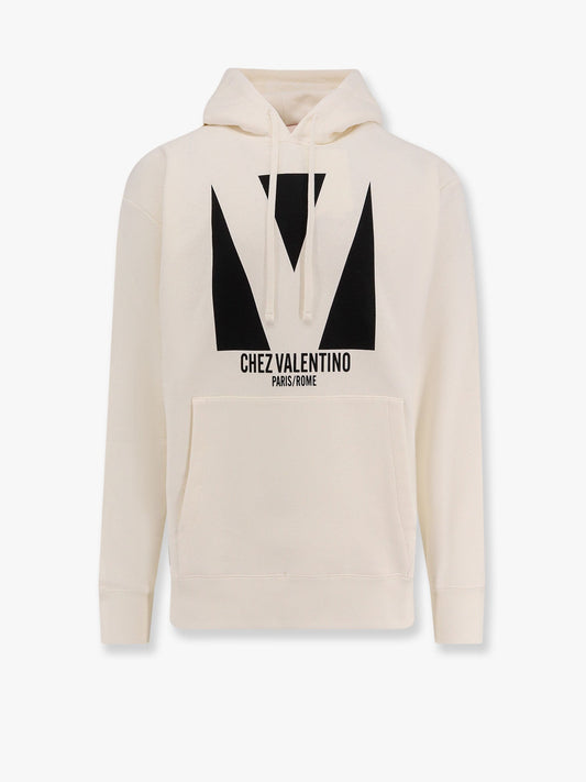 Valentino Cotton Sweatshirt With Chez Valentino Print