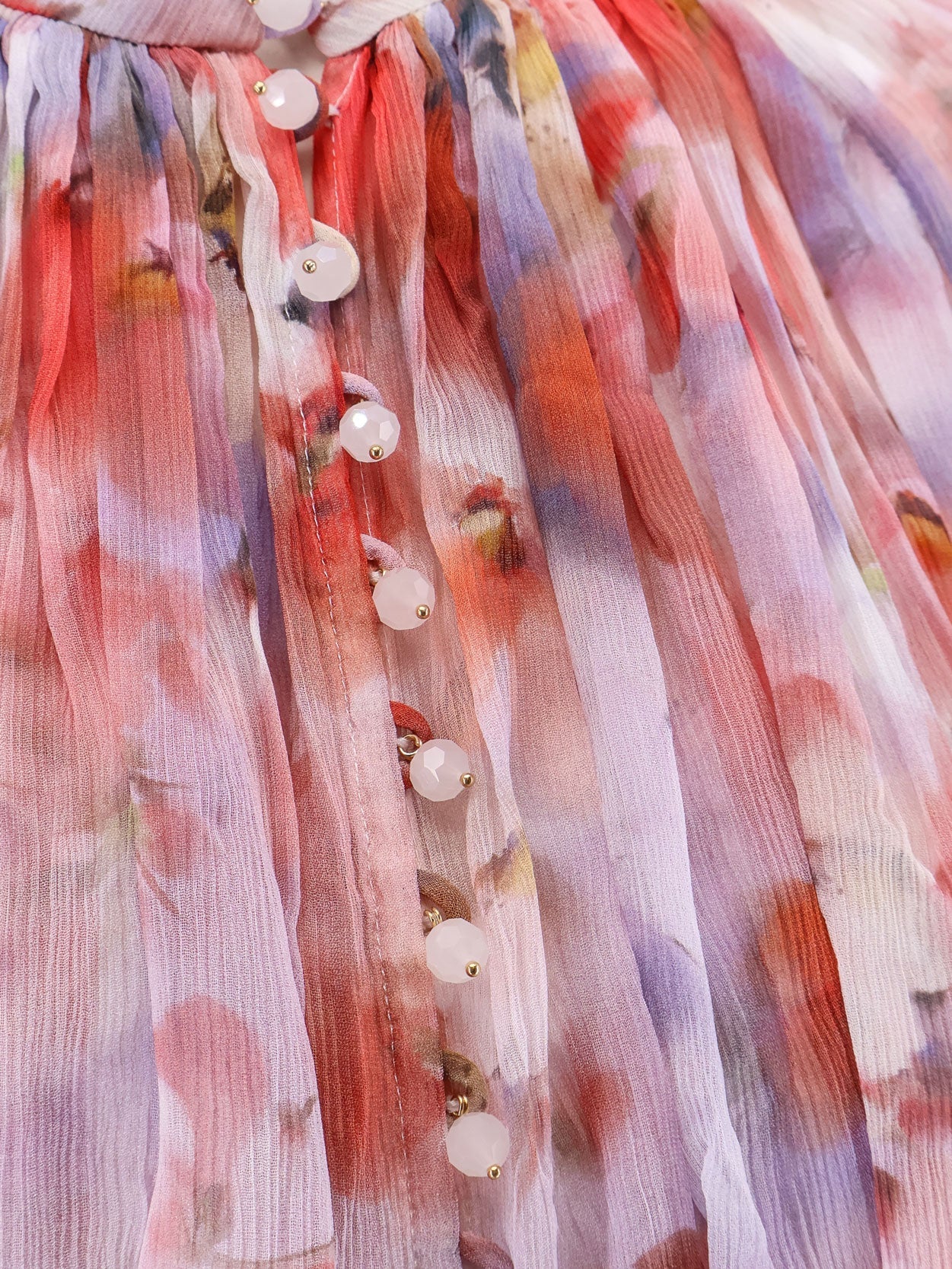 Zimmermann Printed Viscose Shirt With Internal Tank Top