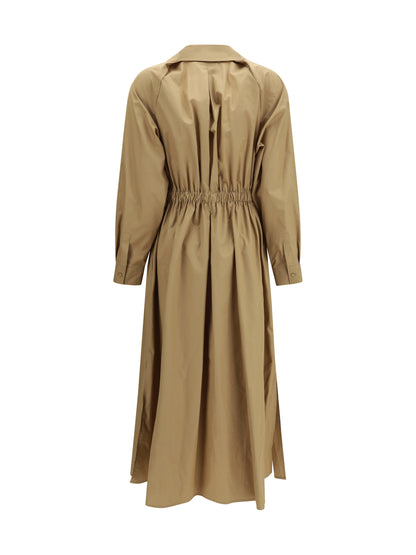 MAX MARA Pedaggi midi Dress in cotton poplin