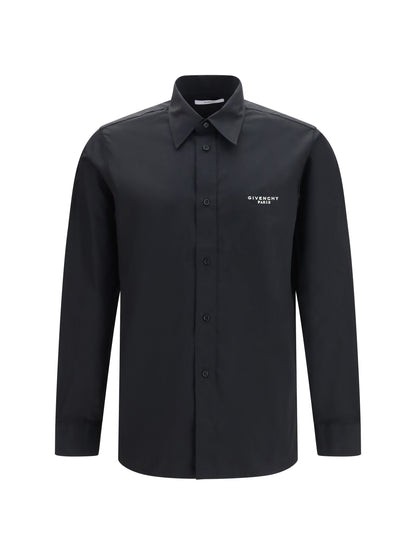 Givenchy Embroidered poplin Shirt - Black