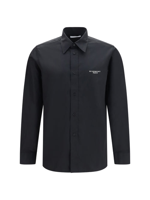 Givenchy Embroidered poplin Shirt - Black