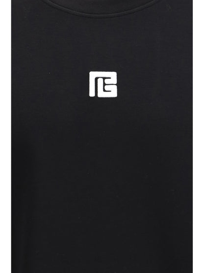 BALMAIN Embroidered logo T-shirt