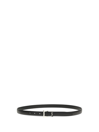 SAINT LAURENT Cassandre slim Belt