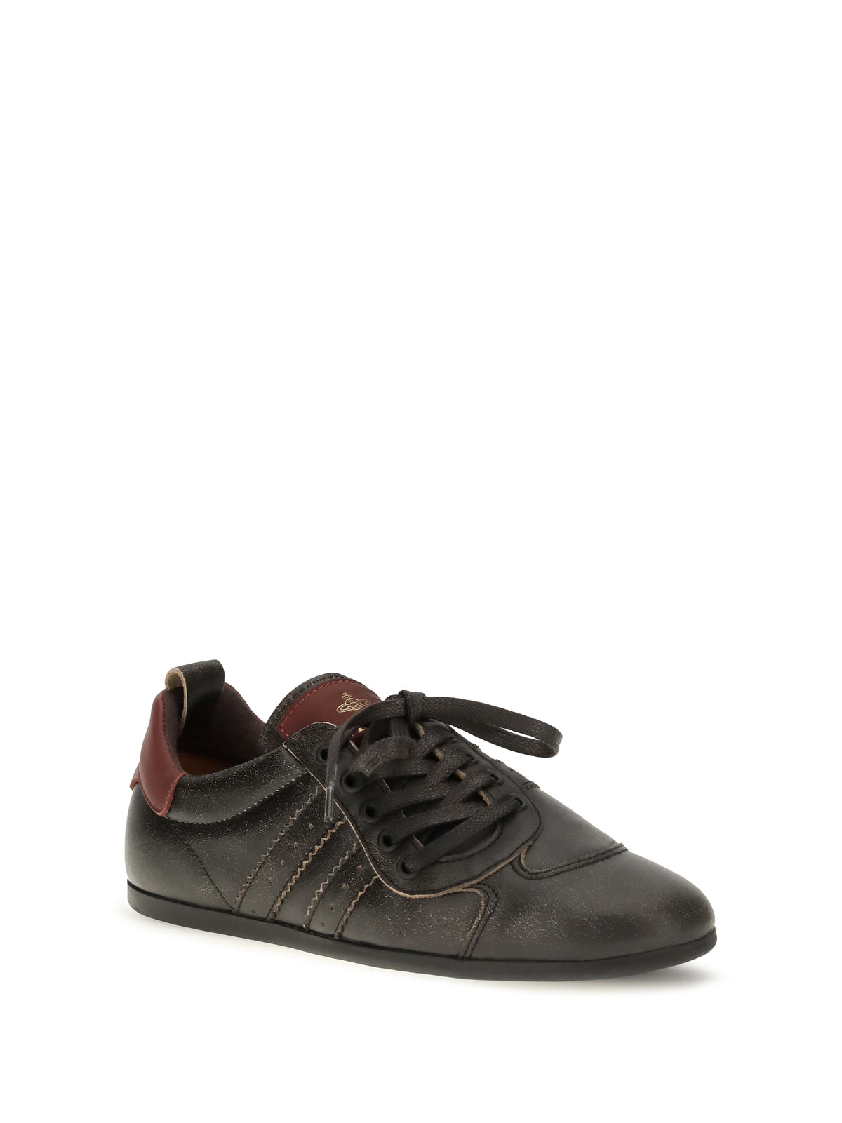 Vivienne Westwood Drunken leather Sneakers - Off Black