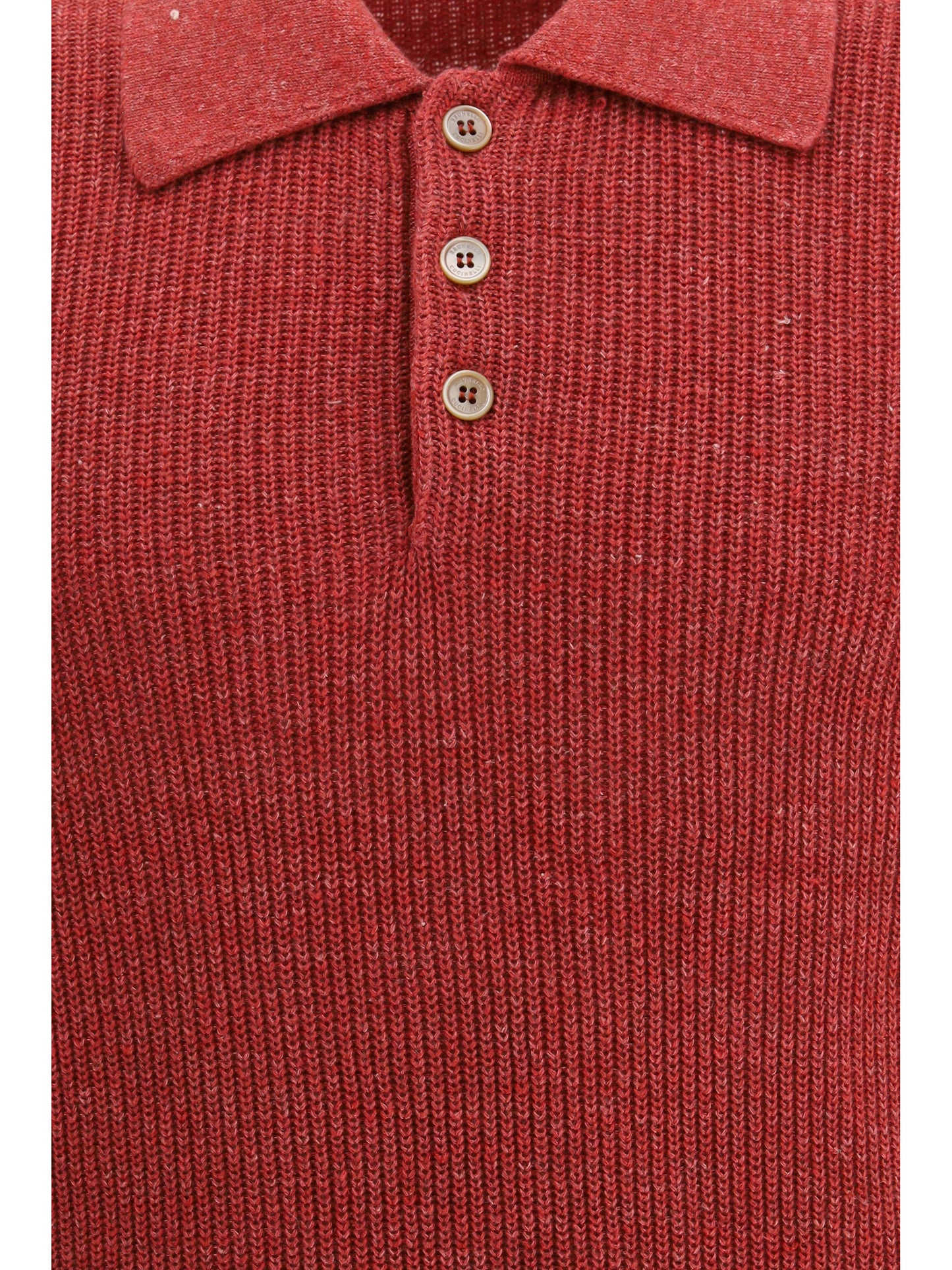 BRUNELLO CUCINELLI Cotton Polo Sweater