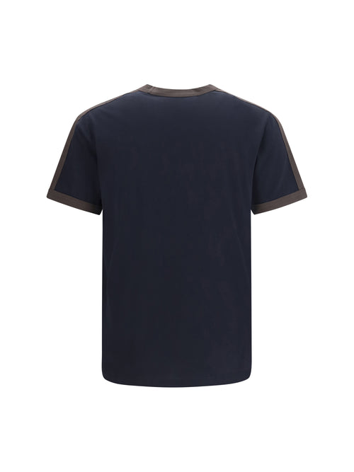 Valentino Embroidered logo cotton-jersey T-shirt - Dark Navy/Ebony