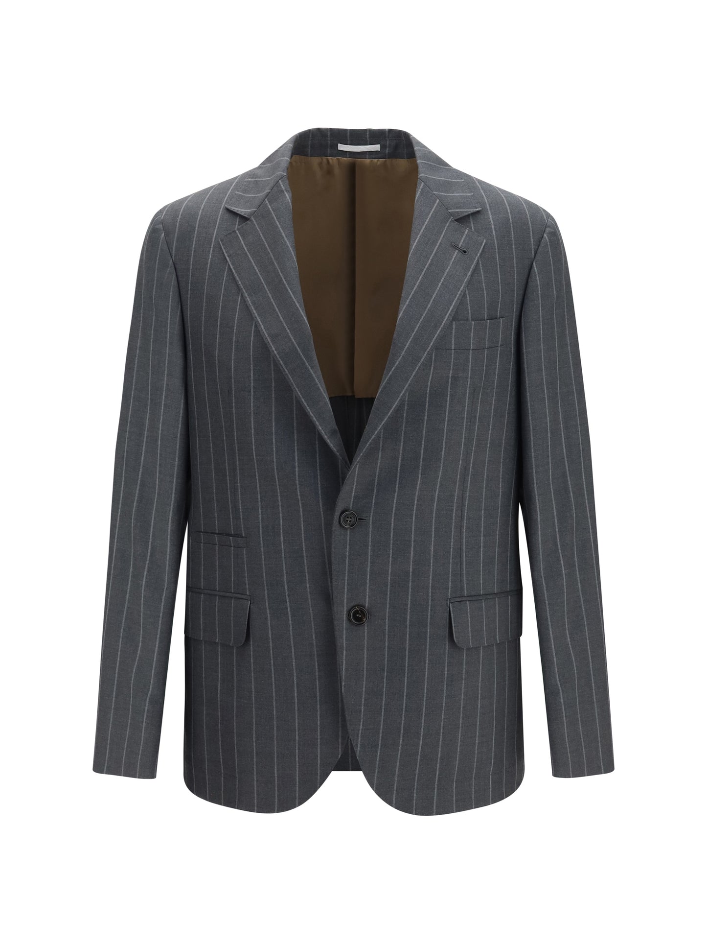 BRUNELLO CUCINELLI Wide pinstripe batavia Jacket