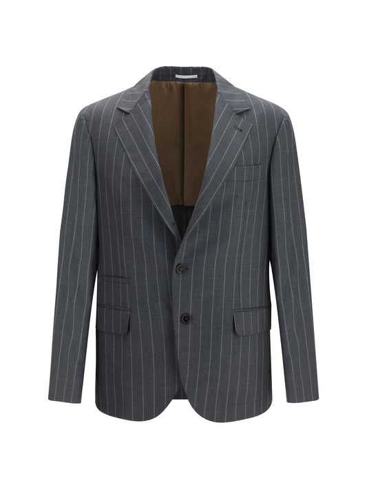 BRUNELLO CUCINELLI Wide pinstripe batavia Jacket