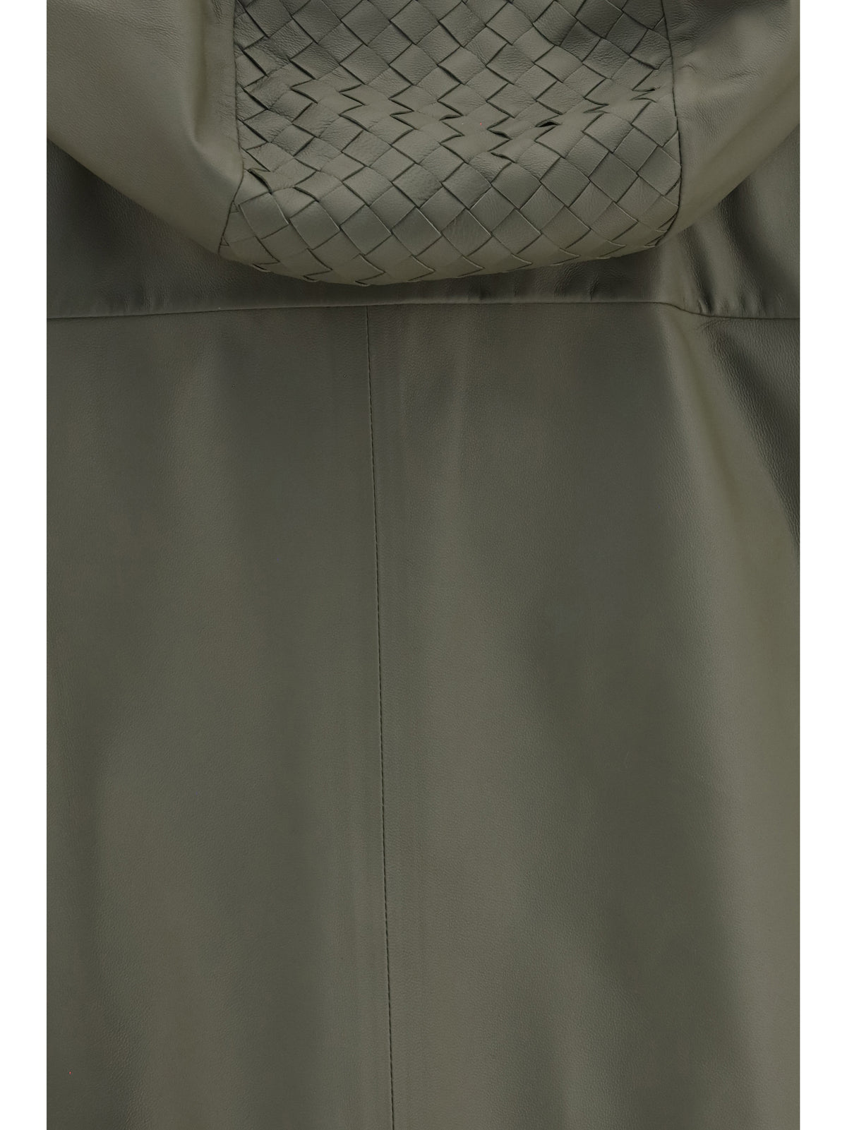 Bottega Veneta Lightweight nappa leather Jacket with Intrecciato Hood - Desert Taupe