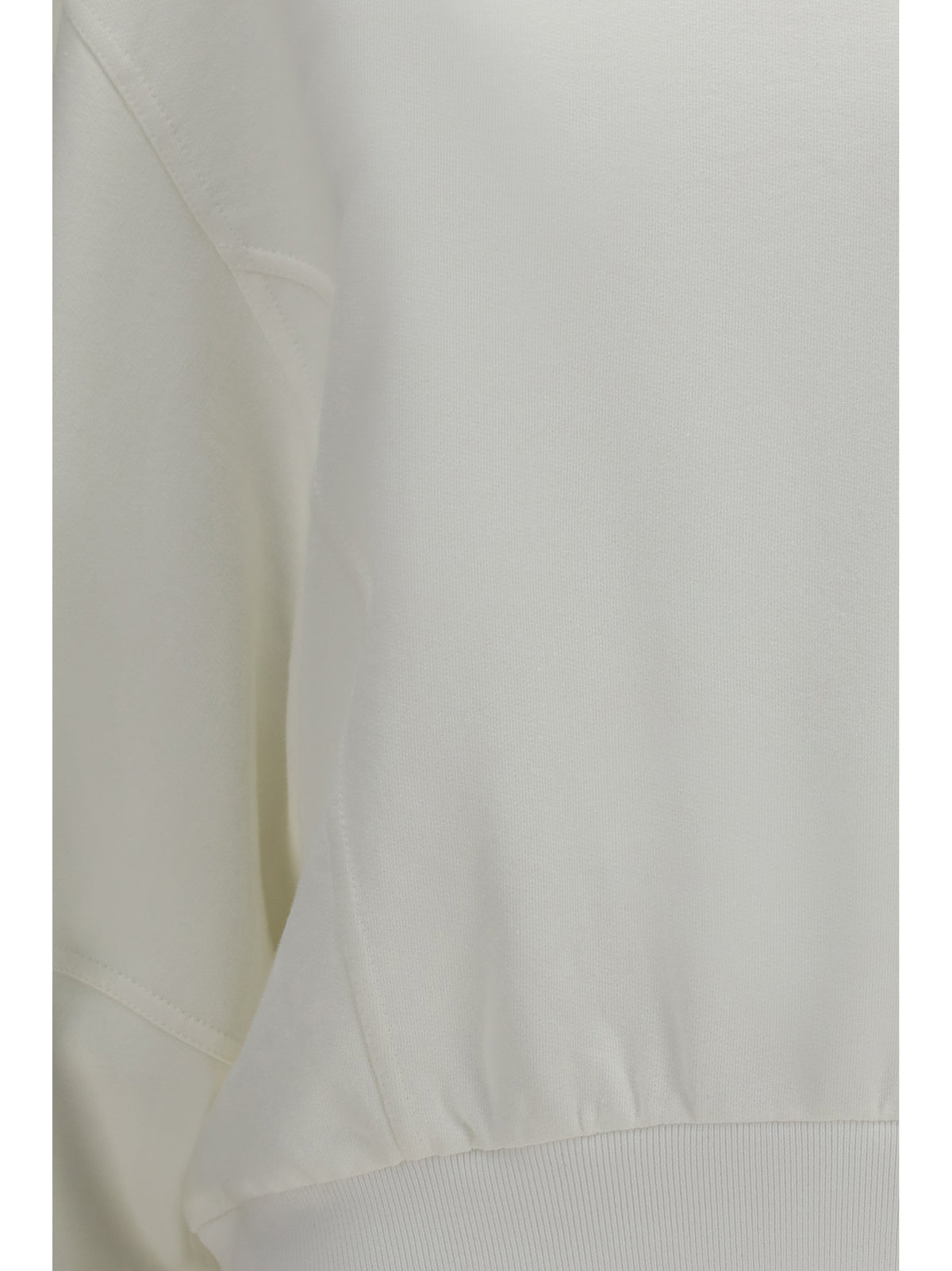 Brunello Cucinelli Cotton and Linen Sweatshirt - White