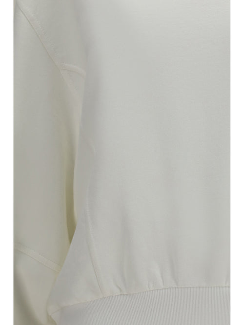 Brunello Cucinelli Cotton and Linen Sweatshirt - White