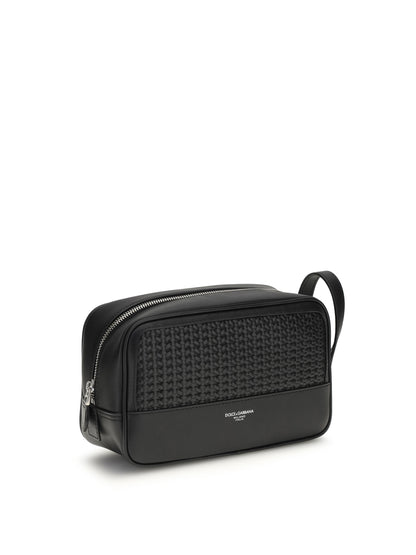 DOLCE & GABBANA Leather Beauty Case