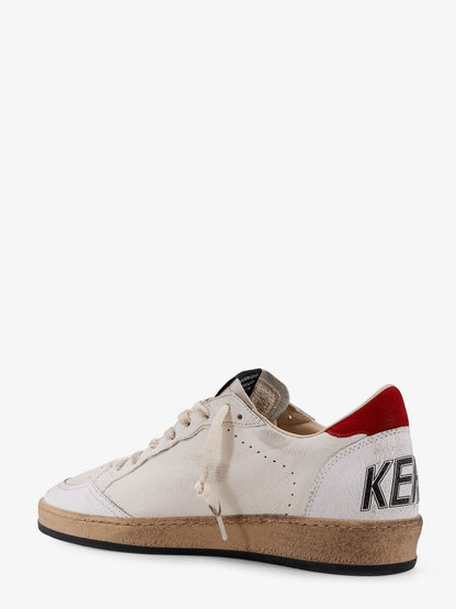 Golden Goose Deluxe Brand Ball Star Distressed leather sneakers - White Silver Blue Red
