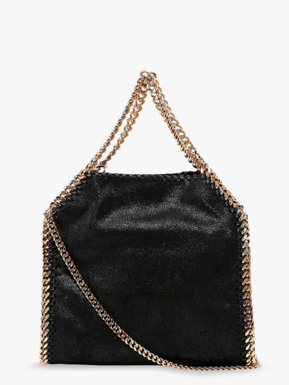 Stella Mccartney Falabella Mini shaggy deer crossbody bag - Black
