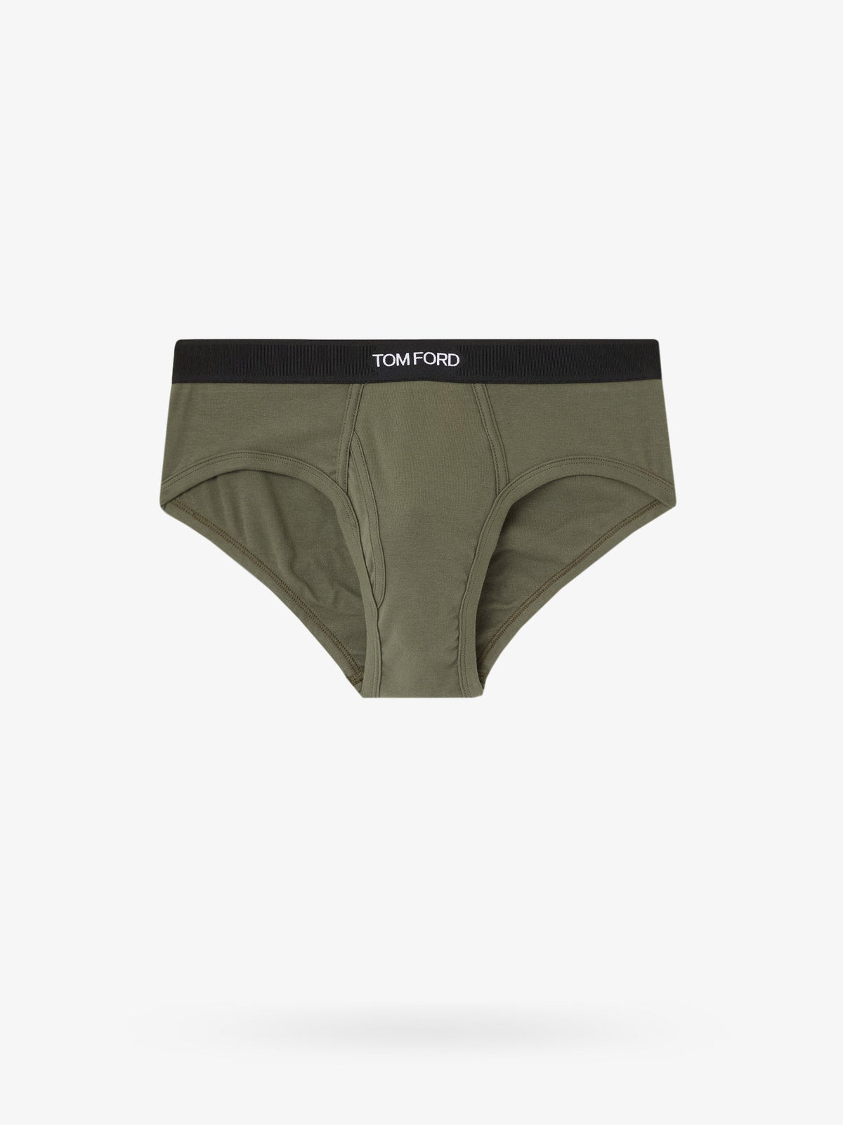 Tom Ford Stretch Cotton Brief - Militarygreen