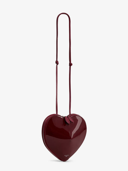 Alaia Le Coeur Patent Leather Crossbody Bag